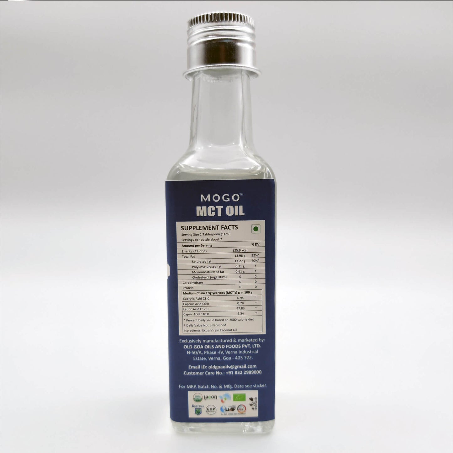 MOGO MCT Oil | Keto-Friendly Energy (100ml) - OLDGOA Oils