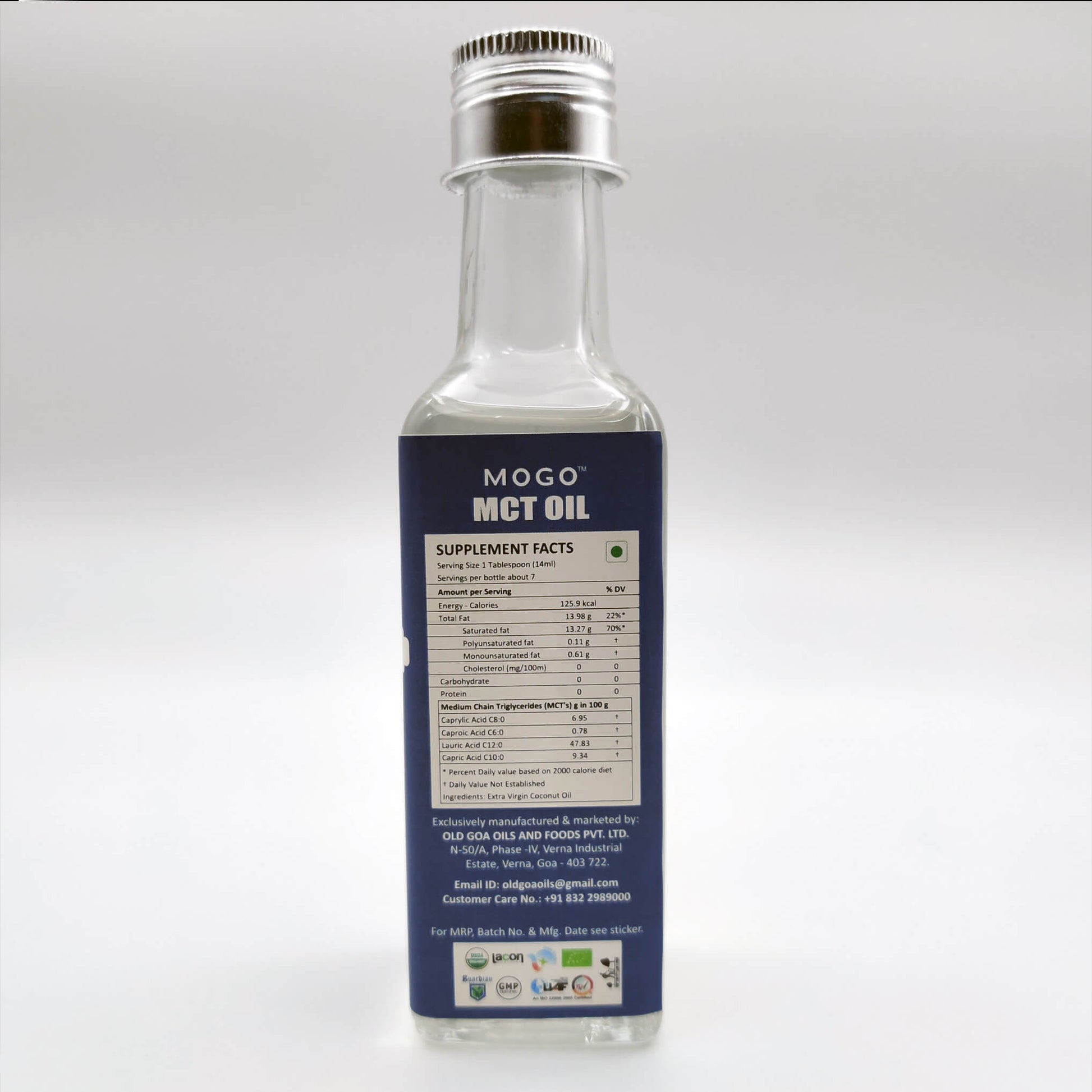 MOGO MCT Oil | Keto-Friendly Energy (100ml) - OLDGOA Oils