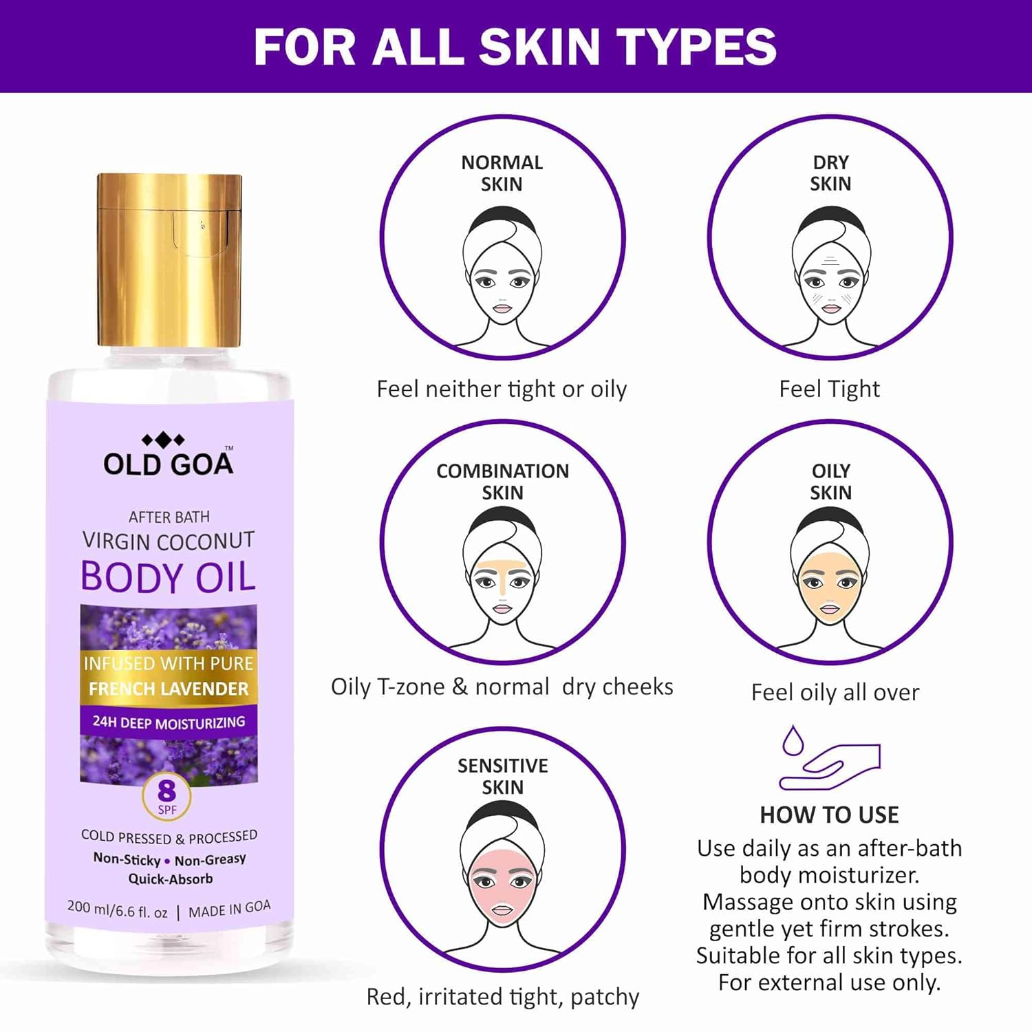 Body Oil Lavender-OLDGOA Oils