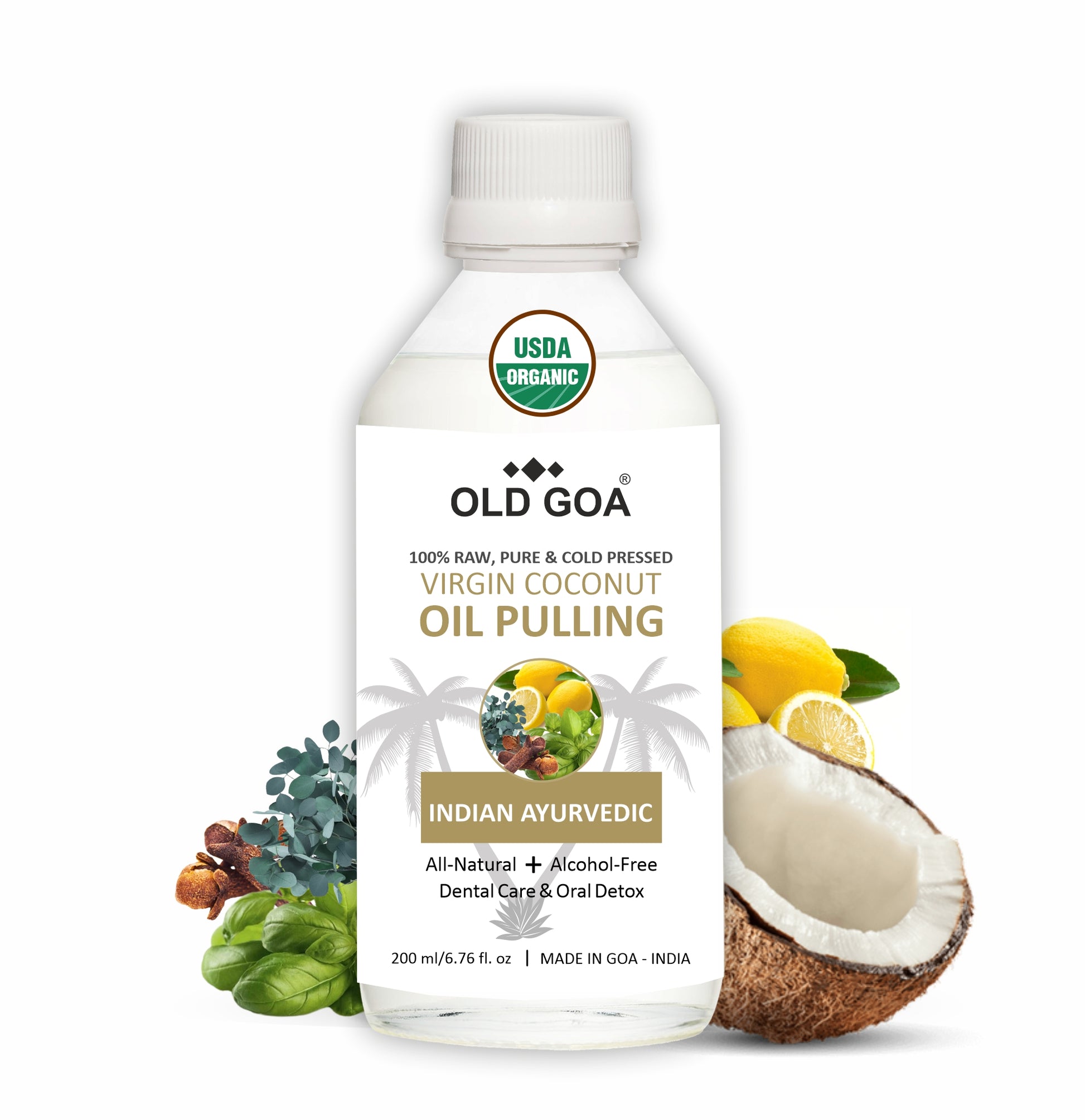 Virgin Coconut Oil Pulling - OLDGOA Oils