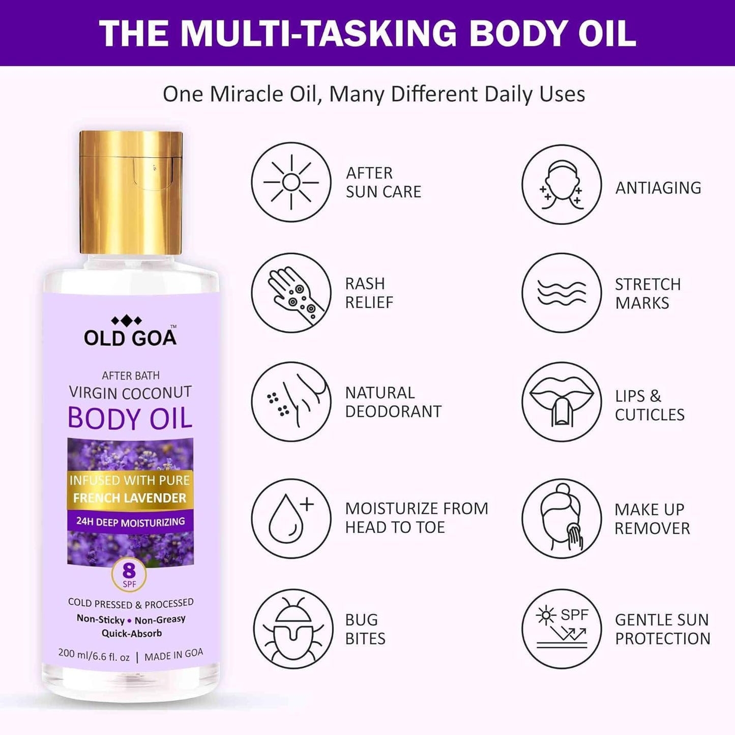 Body Oil Lavender-OLDGOA Oils