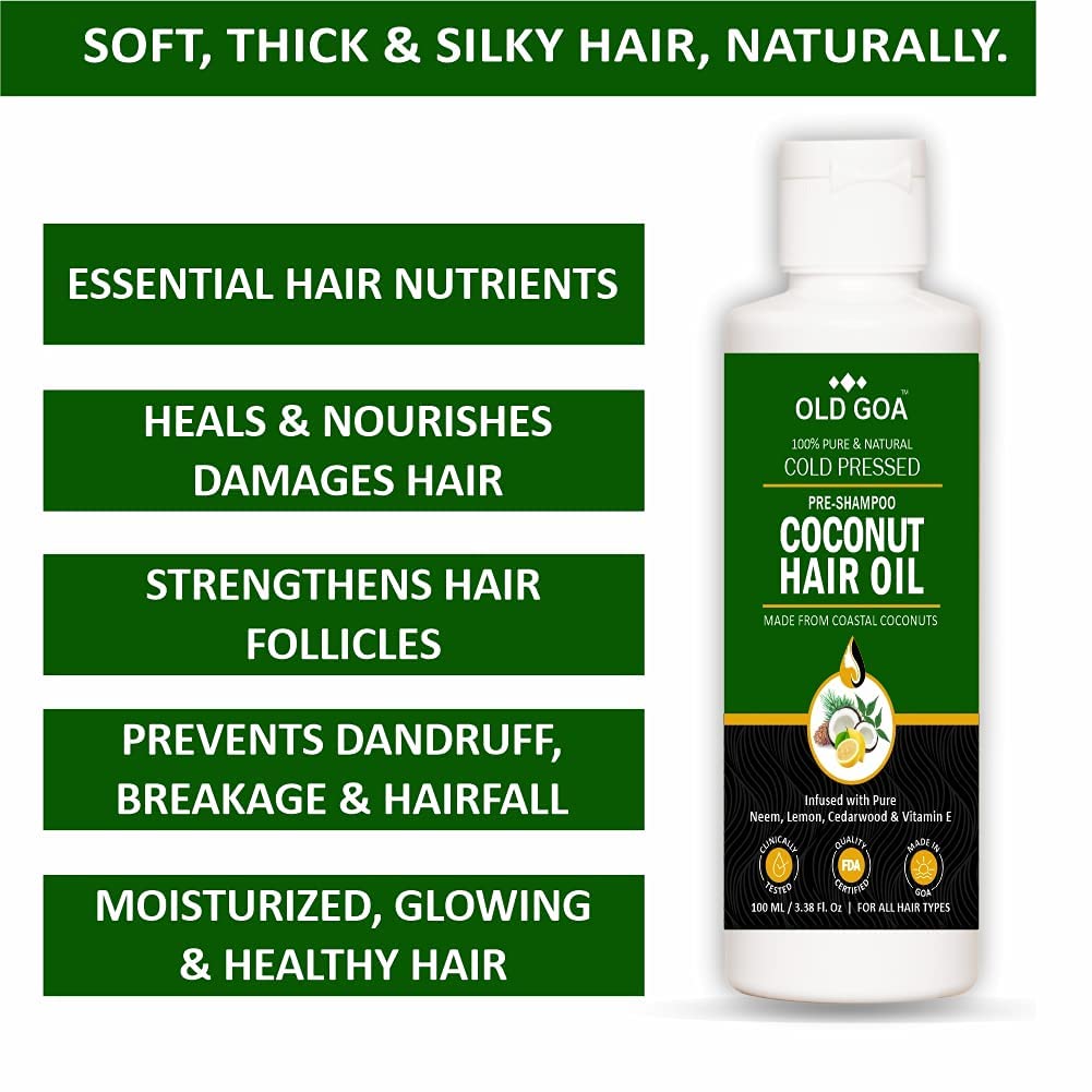 Coconut Hair Oil-OLDGOA Oils