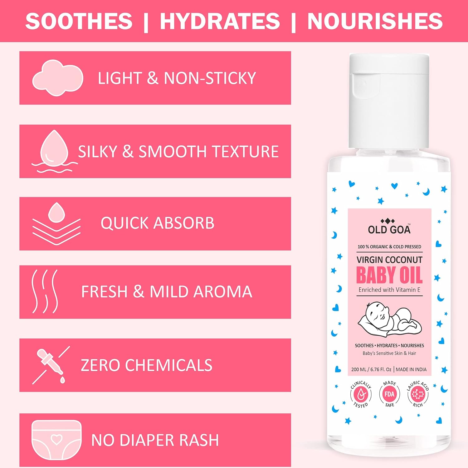 Organic Baby Oil-OLDGOA Oils