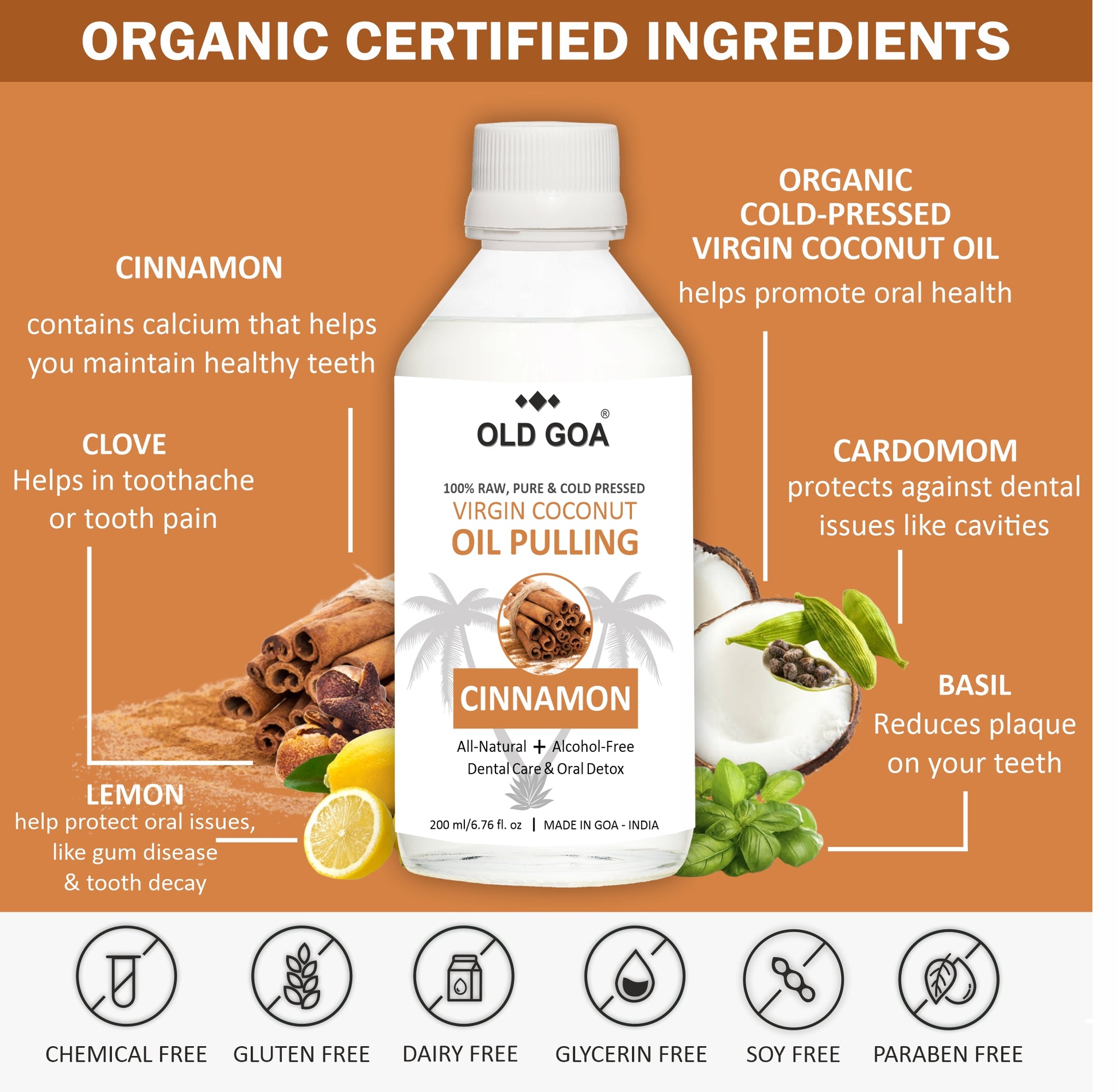 Oil Pulling Cinnamon-OLDGOA Oils