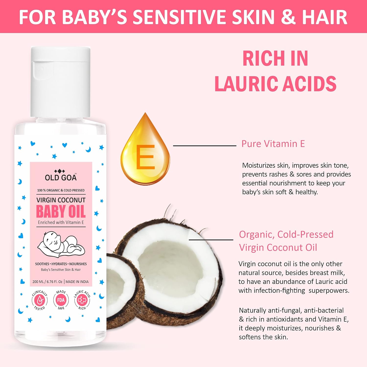 Organic Baby Oil-OLDGOA Oils