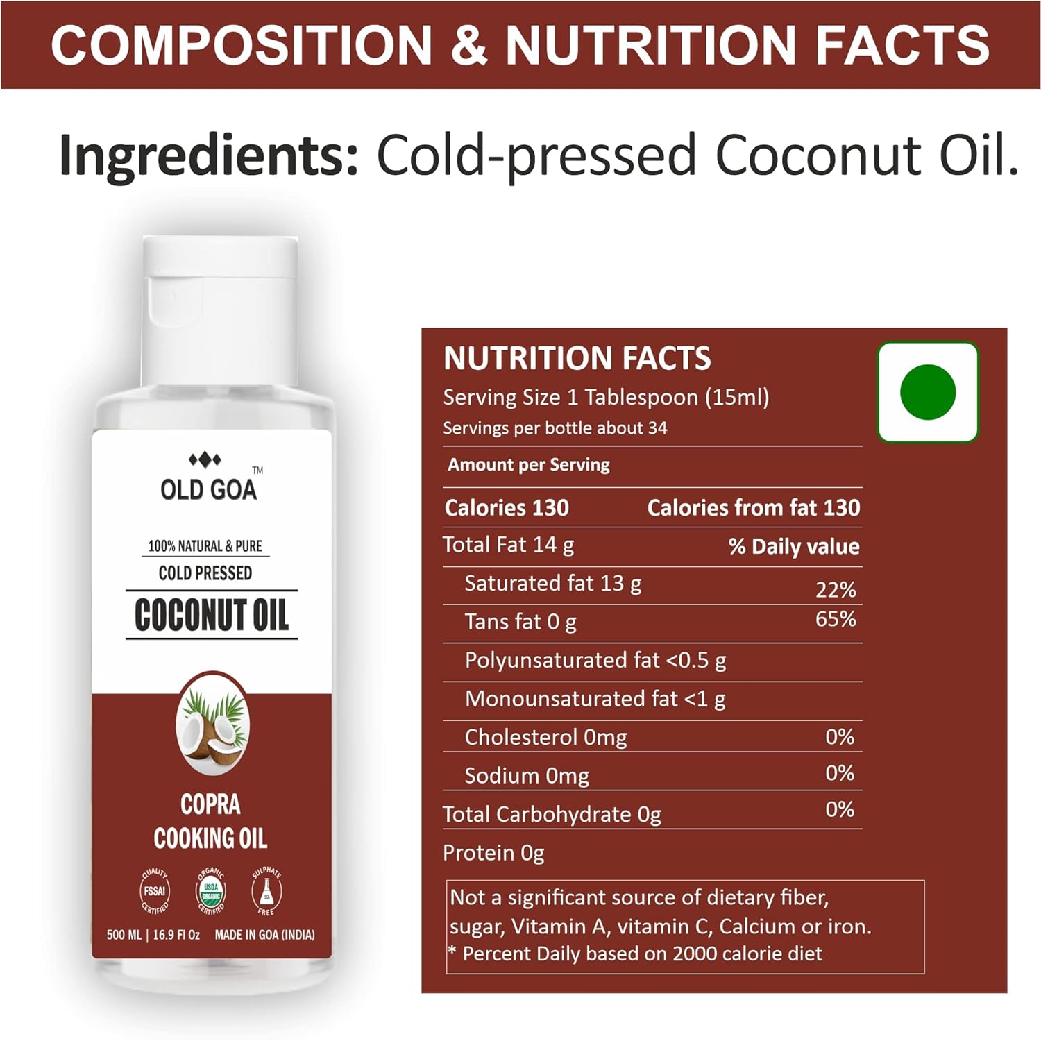 Copra Coconut Oil-OLDGOA Oils