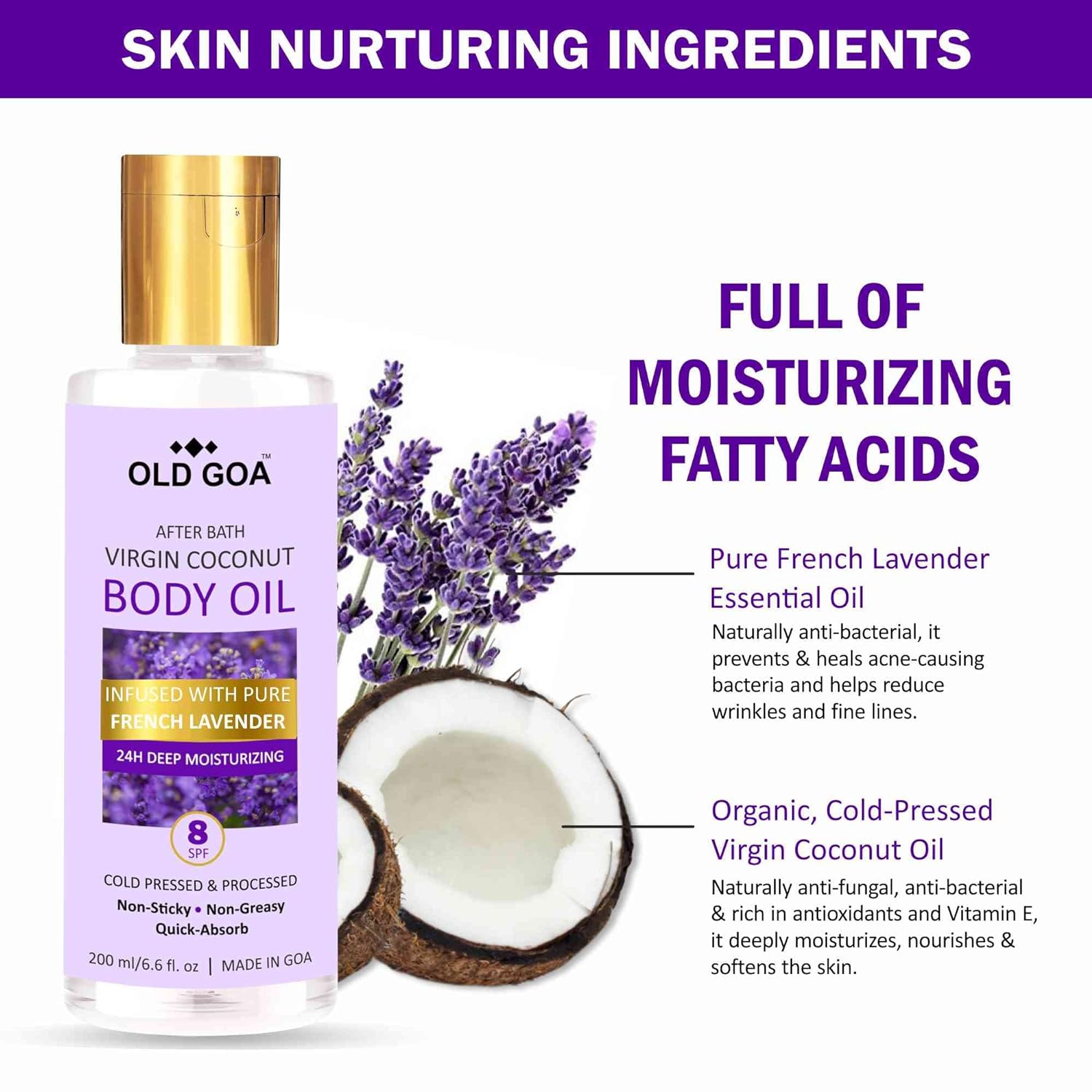 Body Oil Lavender-OLDGOA Oils