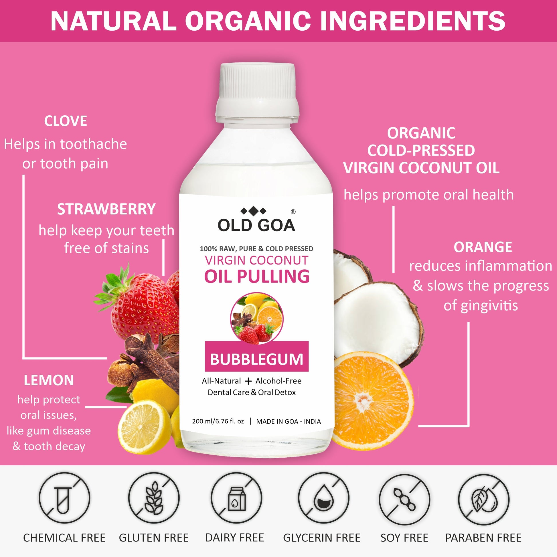 Oil Pulling Bubblegum-OLDGOA Oils