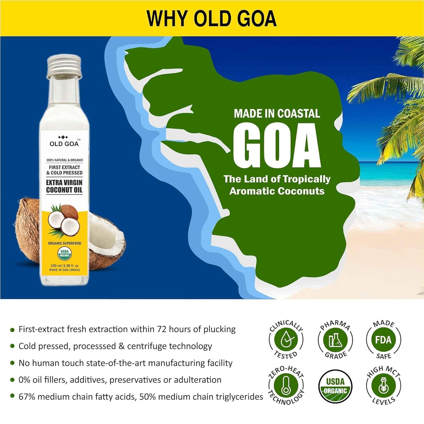 Virgin Coconut Oil-OLDGOA Oils