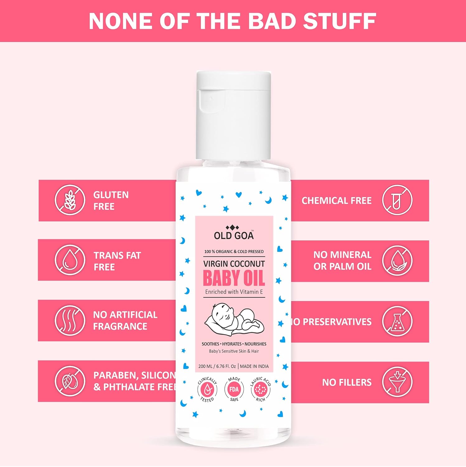 Organic Baby Oil-OLDGOA Oils