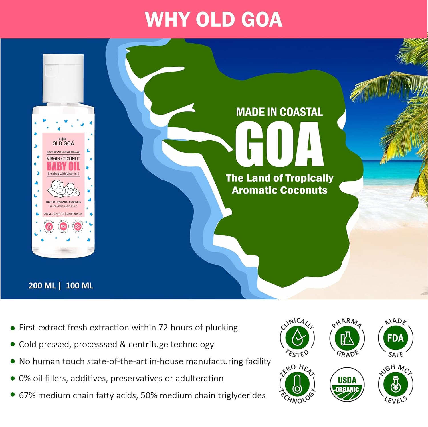 Organic Baby Oil-OLDGOA Oils