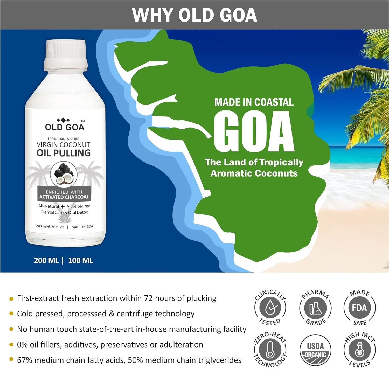 Oil Pulling Activated Charcoal-OLDGOA Oils