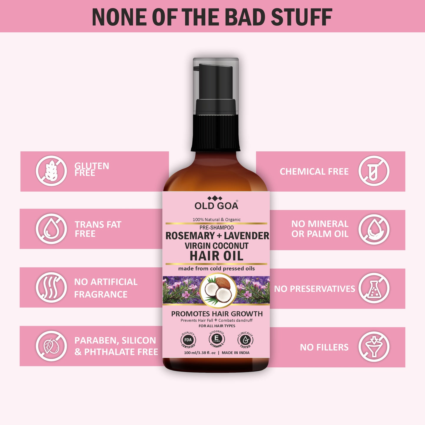 OLDGOA Rosemary & Lavender Hair Growth Oil-OLDGOA Oils