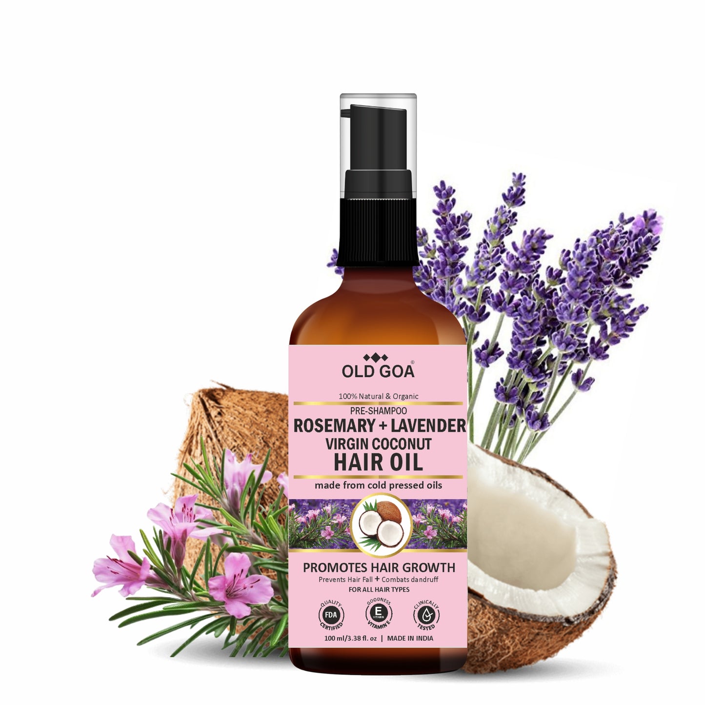 OLDGOA Rosemary & Lavender Hair Growth Oil-OLDGOA Oils