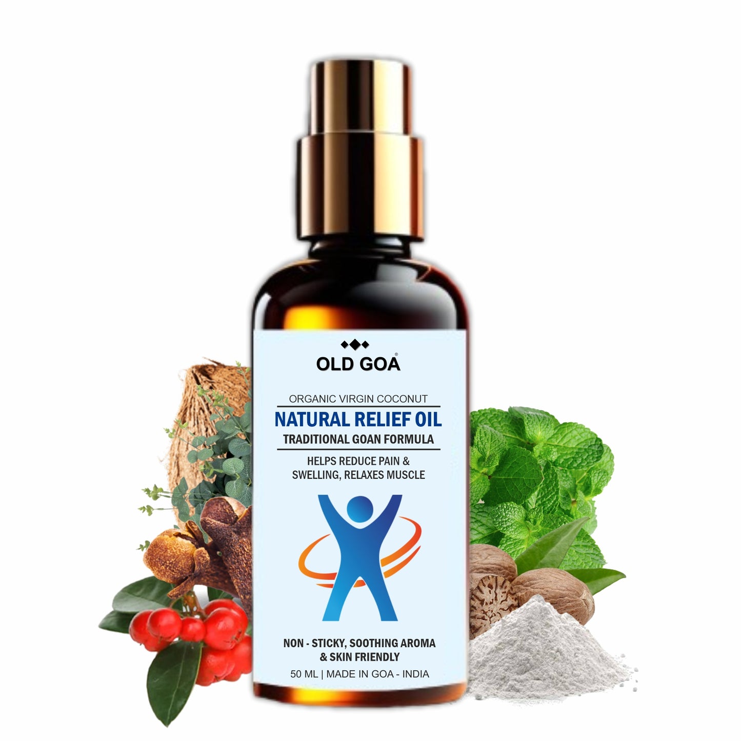 Natural Relief Oil for Body Pain-OLDGOA Oils