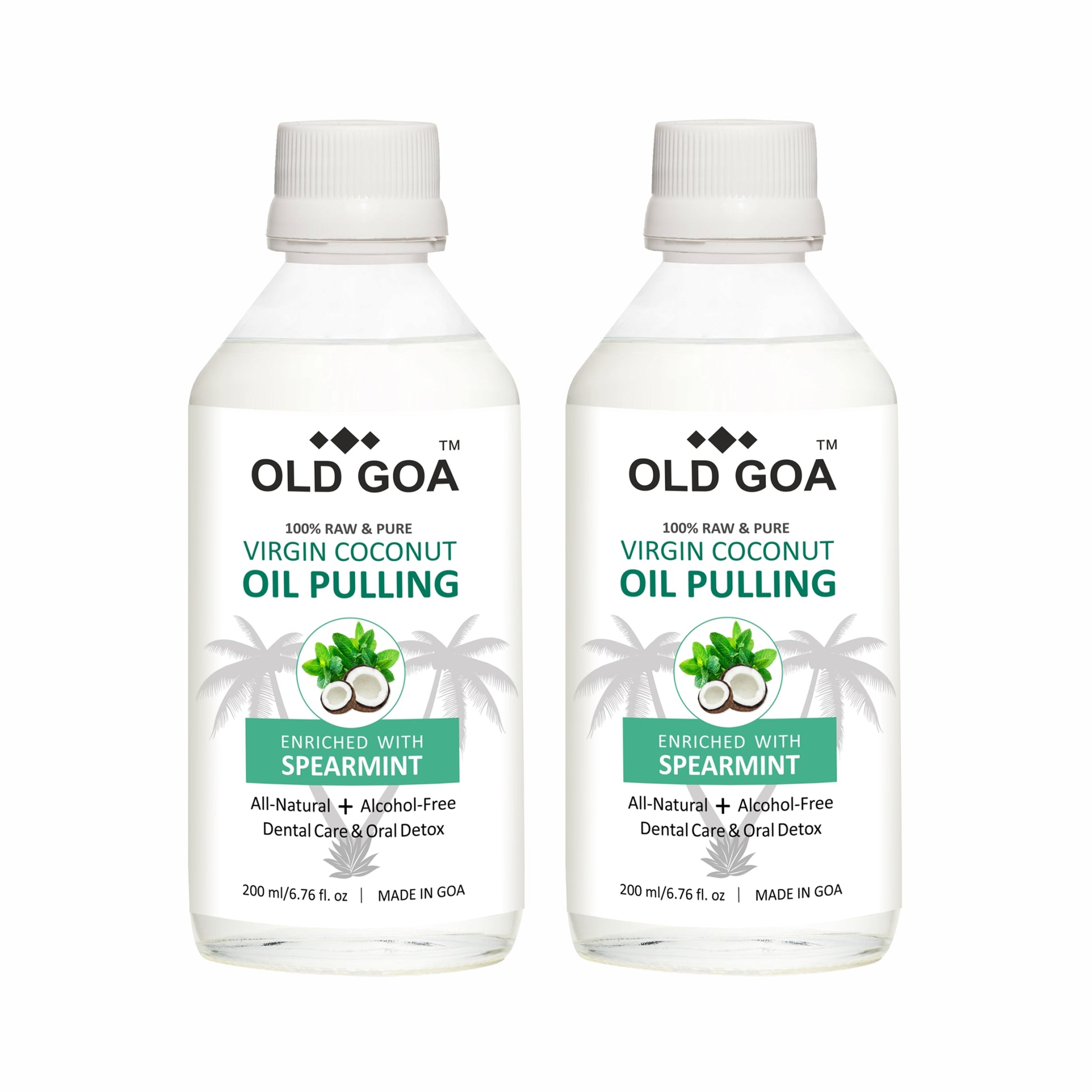 Oil Pulling Spearmint Combo | Pack of 2-OLDGOA Oils