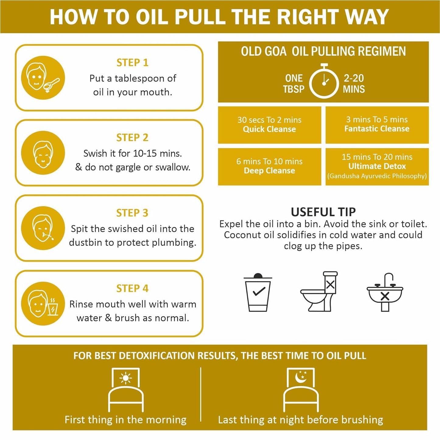 Oil Pulling Lemon Oil with Active Sea Salt