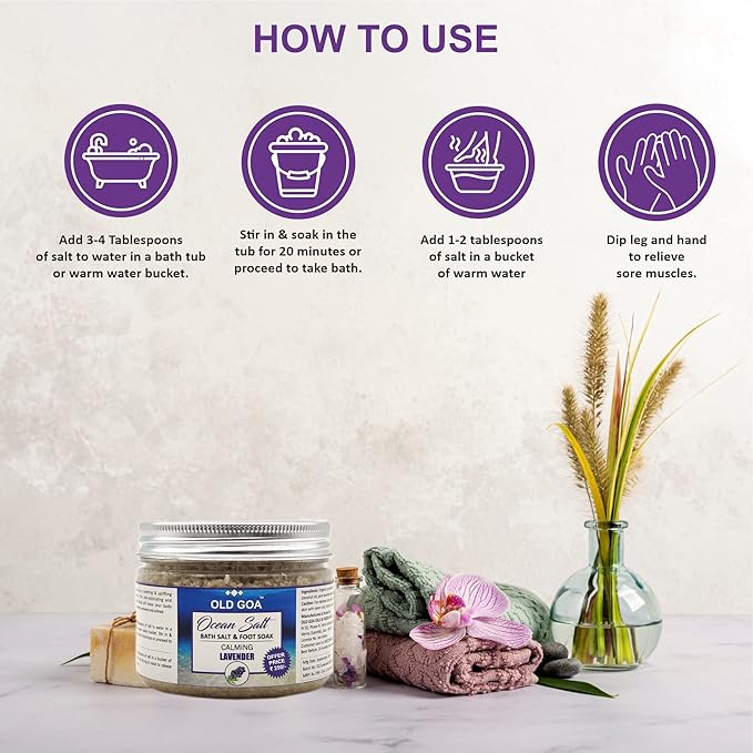 Ocean Bath Salt Lavender |300g